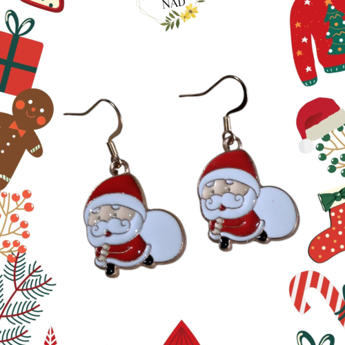 Boucles d'oreilles noël