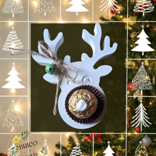 Renne support  chocolat