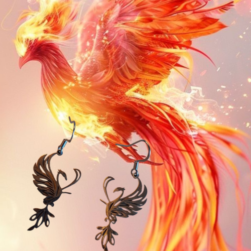 Boucles d’oreilles  phoenix