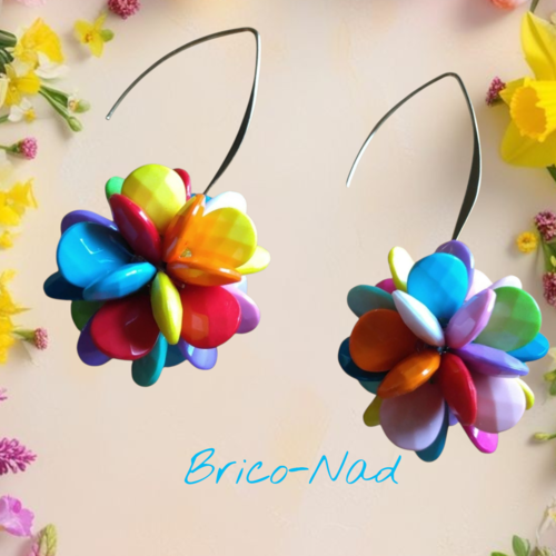 Boucles d'oreilles  "perles "