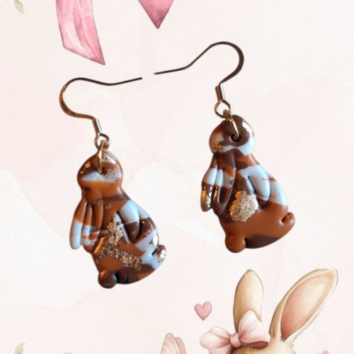 Boucles d’oreilles lapin