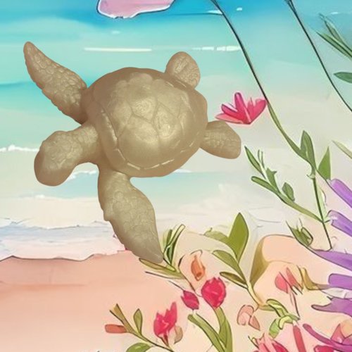 Tortue en résine