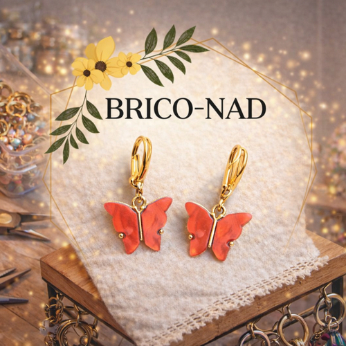 Boucles d’oreilles  papillon