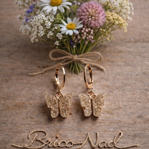 Boucles d’oreilles papillon