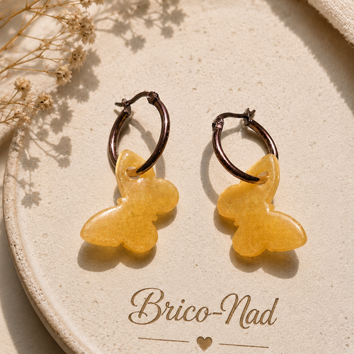 Boucles d’oreilles  papillon