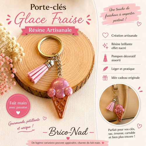 Porte-clés glace