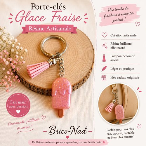 Porte clé glace