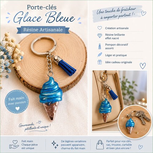 Porte clé glace
