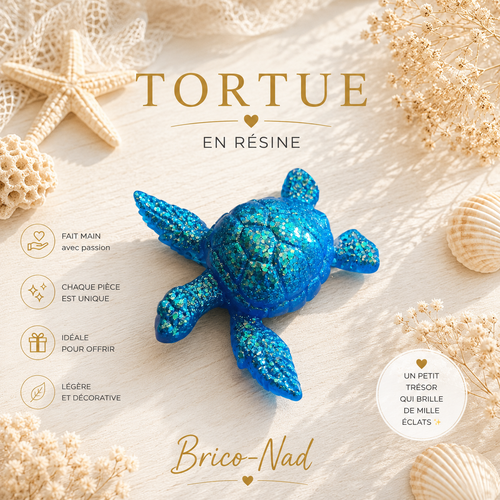 Tortue résine