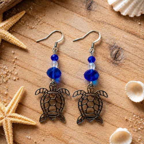 Boucles d'oreilles "tortue"