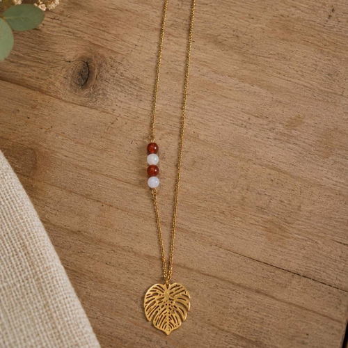 Collier feuille
