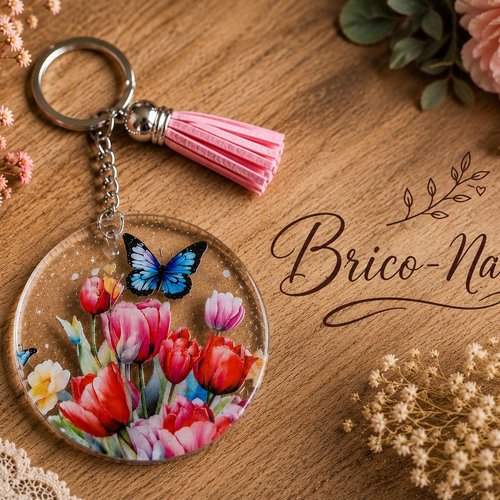 Porte -clés "printemps"