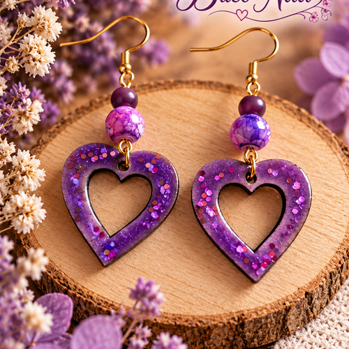 Boucles d’oreilles  cœur