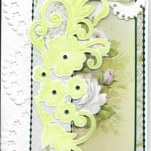 Carte fleurs. fl 87