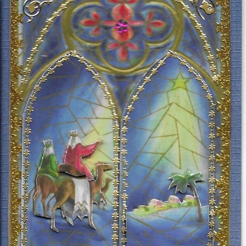 Carte religieux et anges de noel - relh 94
