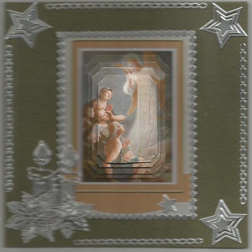 Carte religieux et anges de noel - relh 57