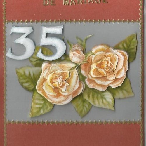 Carte anniversaire de mariage - anm 26