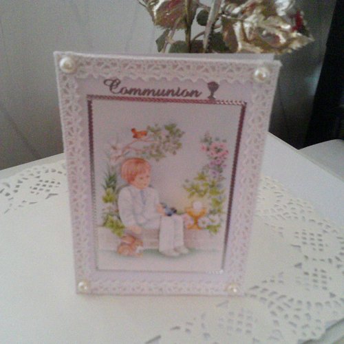 Carte 3d communion -  com 43