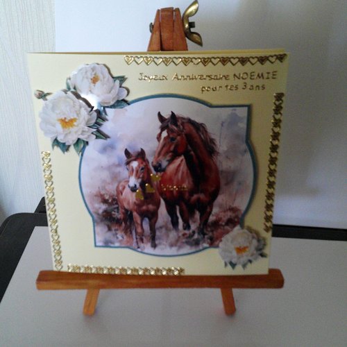 Carte 3d - chevaux - che 69