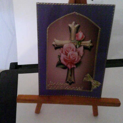 Carte 3d - condoléances - cond 73