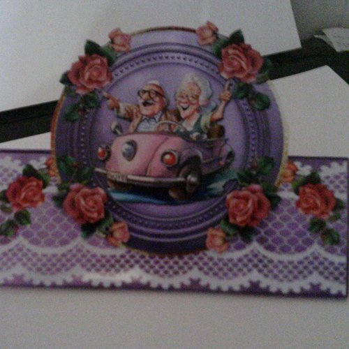 Carte 3d - humour - hum 78 . convient aussi retraite