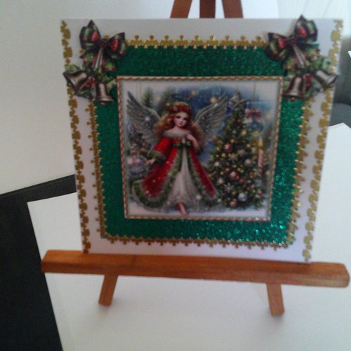 Carte 3d, religieux et anges noel - relh 141