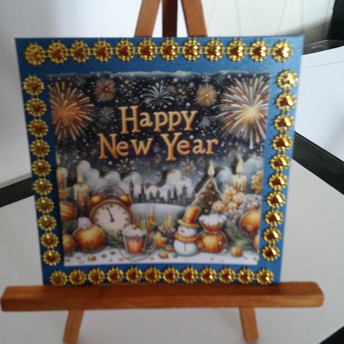 Carte 3d - nouvel an (noel)  - nan 30
