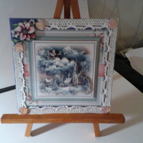 Carte 3d - paysages en hiver (noel) - pah 173