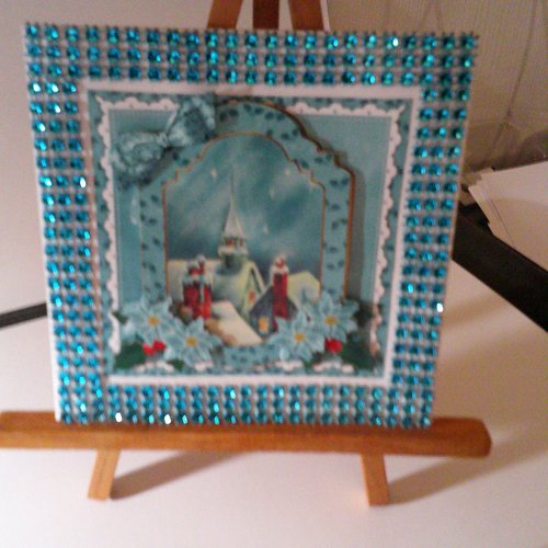 Carte 3d - paysages en hiver (noel) - pah 175