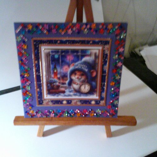 Carte 3d, nouvel an (noel), - nan 31