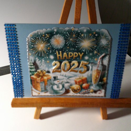 Carte 3d - nouvel an (noel) - nan 39