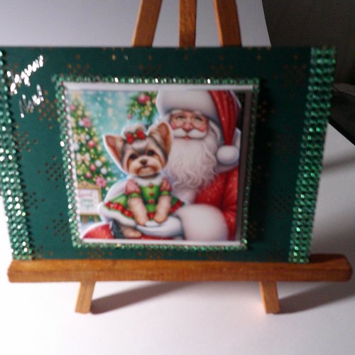 Carte 3d, animaux en hiver (noel) - anh 181