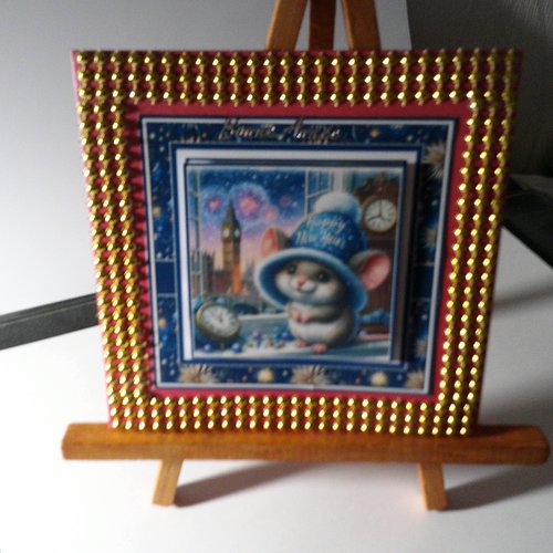 Carte 3d, nouvel an (noel), - nan 36