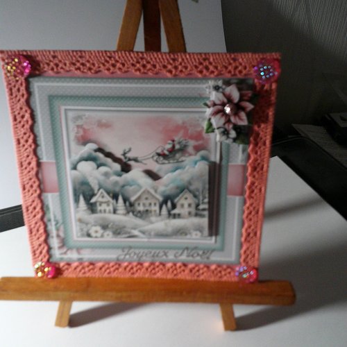 Carte 3d, paysages en hiver (noel) - pah 182