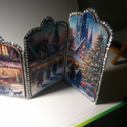 Carte 3d - paysages en hiver (noel - pah 185