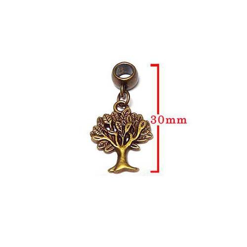 Pendentif arbre olivier bronze. charm bracelet.  pour création de  bijoux. taille environ 30mm unitaire n°1054