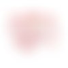 Veste modèle a en crochet rose avec pompon. décoration de naissance pour conception scrapbooking carte. taille 8x5cm n°500 