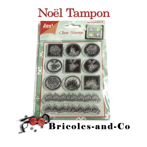 Noël tampon timbre marque : joy