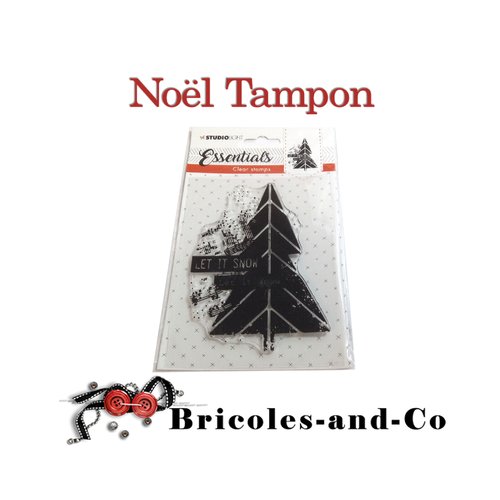 Noël tampon sapin n°1  marque : essentials