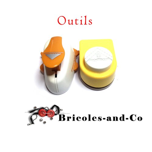 Perforatrice lot 2 pcs coins  une fiskars
