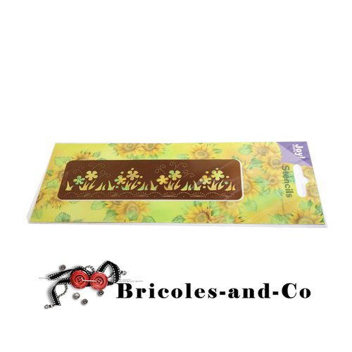 Fleur stencil joy  herbe