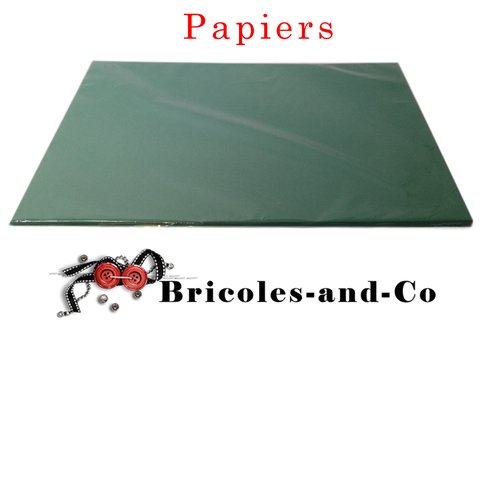 Papier vert texture 20feuilles 210g papicolor a4