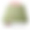 Papier vert pomme 230g sachet de 10feuilles 30x30cm