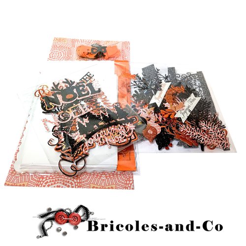 Noël kit orange et noir