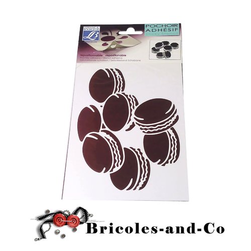 Macarons pochoir stencil