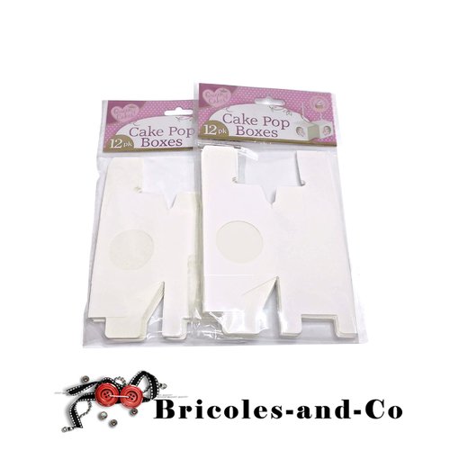 Boite cake pop 2sachets