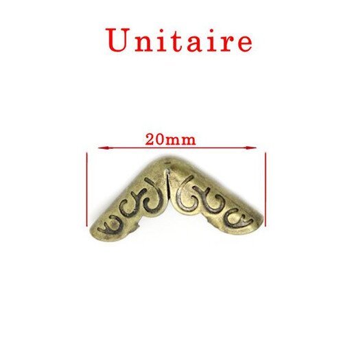 Coin bronze modèle e gravé de 2 cm accessoire décoratif et  protége .unitaire . unitaire n°64