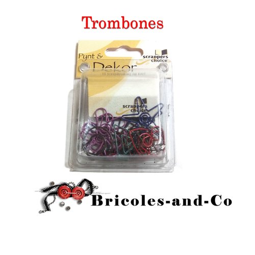 Trombone forme boîte de 20pcs  marque pynt & dekor