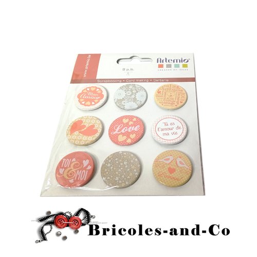 Cœur brad orange  marque artemio