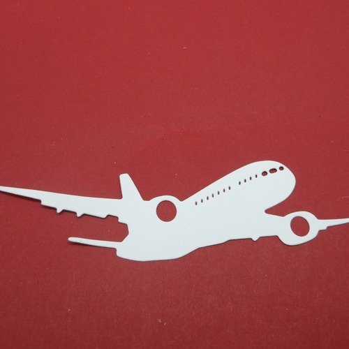 N°902  un avion  en papier blanc  transport